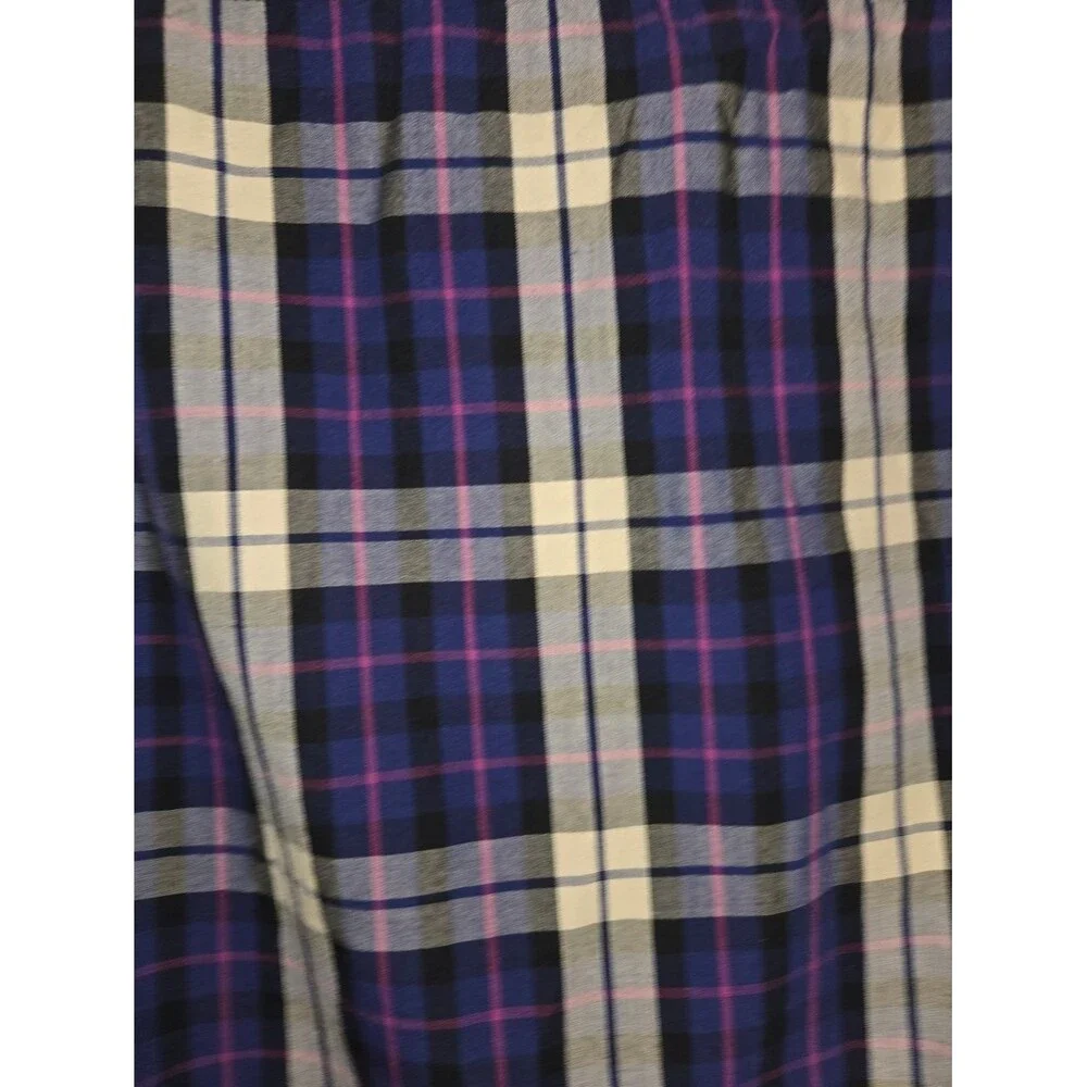 J. Crew Shirting's Men's Washed Tartan Plaid Long Sleeve Button Down Shirt